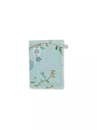 PIP STUDIO | Waschhandschuh LES FLEURS 16x22cm Blau | 